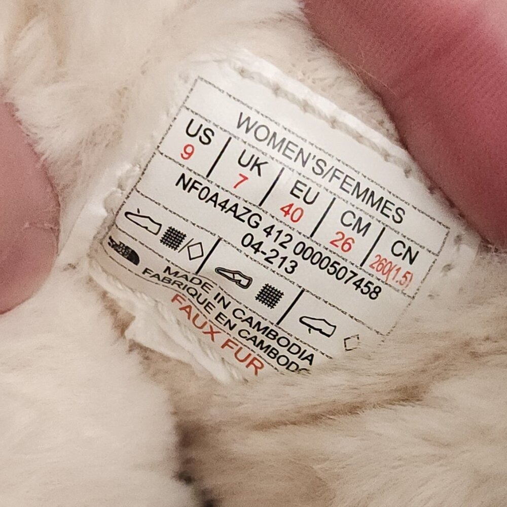 The North Face Women's ThermoBall Lace Up Waterproof Boots Teal Blue Size 9 - Picture 12 of 13